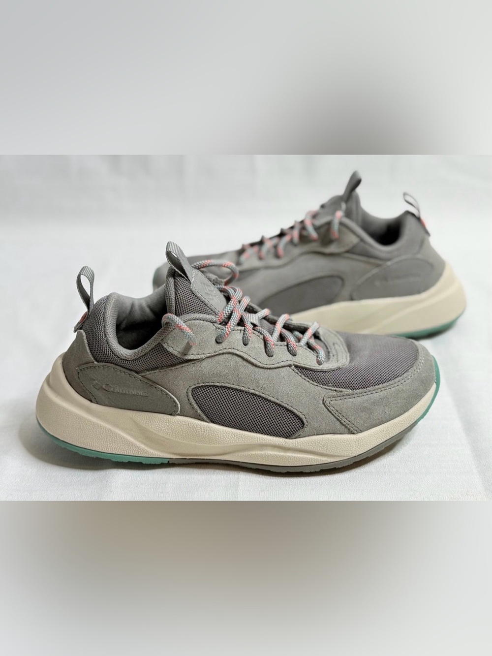 Columbia Women’s Pivot Mid Waterproof Trail Hiking Shoes Gray  6.5